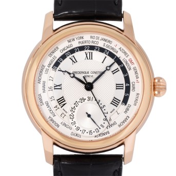 FREDERIQUE CONSTANT Manufacture Worldtimer Ref. FC-718MC4H4 im Full Set von 2018.