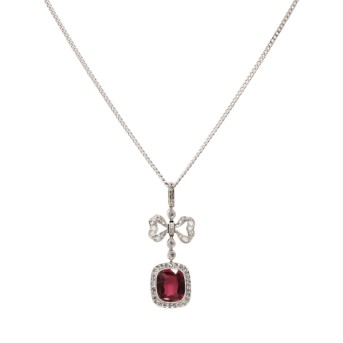 Anhänger mit Turmalin ca. 1,20 ct