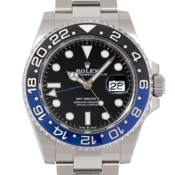 ROLEX ROLEX GMT-Master II 'Batman' Ref 126710 'LC100' Herrenuhr von 2020 mit Box und Papieren.
