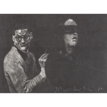 GRÜTZKE, JOHANNES (1937-2017), "Blinde Kuh", 1971,