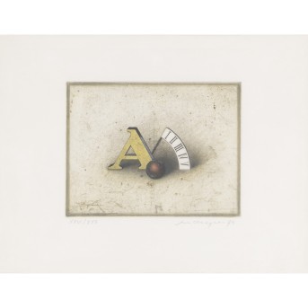 MECKSEPER, Friedrich (1936-2019), 'A mit Kugel und Skala', 1975,