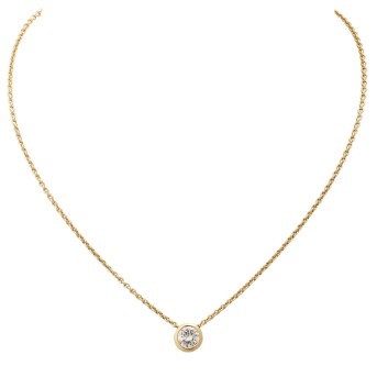 Kette und Anhänger mit Brillant