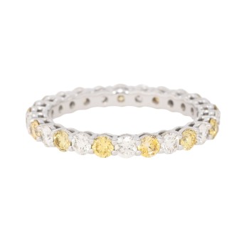 Memoirering mit Brillanten zus. 1,44 ct, 