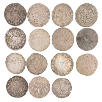 Böhmen/Silber kleine Serie von 15x Prager Groschen