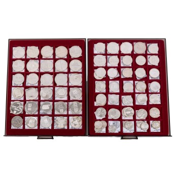 Israel/SILBERsammlung 73 Münzen