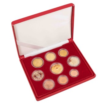 Monaco/GOLD Kursmünzensatz 2013 3,88€ "200 Jahre Ende der französischen Besatzung 2014"