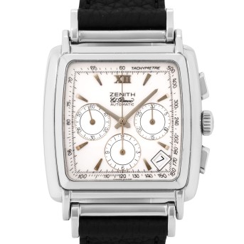 ZENITH ZENITH El Primero Classe 4 Carré Ref. 90/01.0420.400 Herrenuhr, späte 90er Jahre.