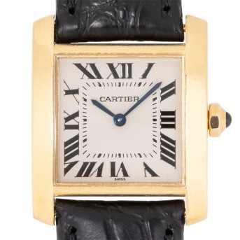 CARTIER Tank Francaise, Ref. 1821 Damenuhr, ca. 90er Jahre.