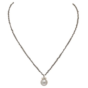 GELLNER Collier mit Tahitiperle und Diamanten