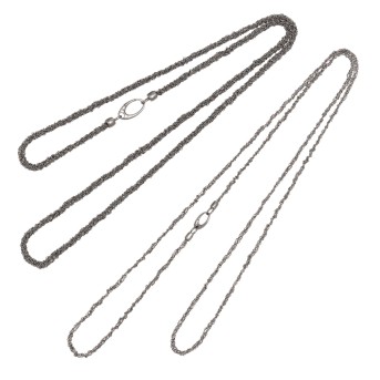 GELLNER 2 Fantasieketten aus 925 Silber