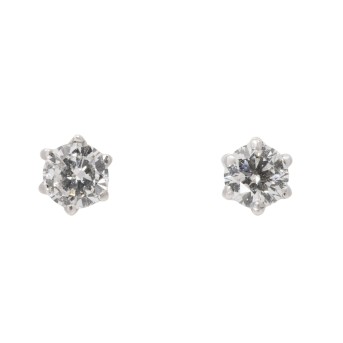 Klassiche Ohrstecker mit Brillanten zus. 0,456 ct.