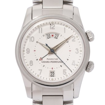 GIRARD-PERREGAUX Traveller Herrenuhr Ref. 4940 mit Box und Papieren von 2002.
