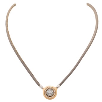 JÖRG HEINZ Collier mit Tahitiperle und Brillanten