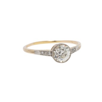 Ring mit Diamant von ca. 1,5 ct,