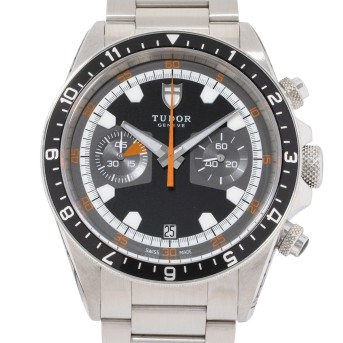 TUDOR Heritage Chrono Ref. 70330N Herrenuhr mit neuer Revision, Box und Papieren, 2011. 