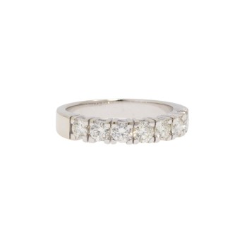 Halbmemoire Ring mit Brillanten