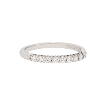 TIFFANY & CO. Ring 'Soleste' mit 9 Brillanten 