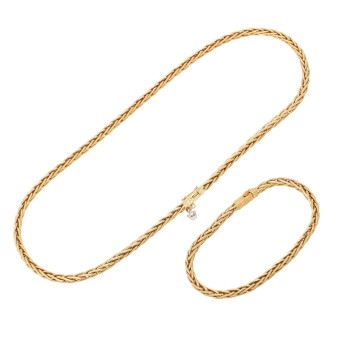 WELLENDORFF Schmuckset Collier und Armband,