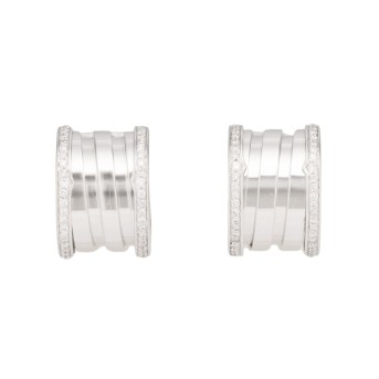 BULGARI Paar Ohrstecker 'B.zero1' mit Brillanten 