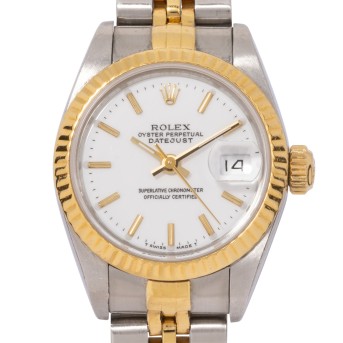 ROLEX Lady Datejust 26 Ref. 69173 mit Box und Papieren von 1995.