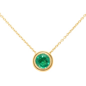 Anhänger mit  feinem Smaragd von 1,33 ct.