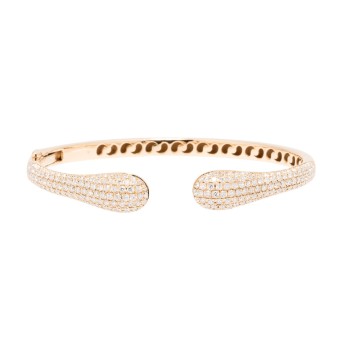 Elegante Armspange mit Brillanten Pavé zus. 2,95 ct.