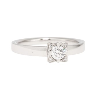 BULGARI Vintage Ring mit Brillanten von zus. ca. 0,15 ct, 