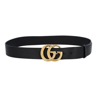 GUCCI GUCCI Gürtel 'BREITER GG MARMONT', L.: 90 cm, akt. NP.: 450,-€.