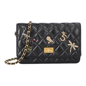 CHANEL Umhängetsche '2.55 REISSUE WALLET ON CHAIN', Koll.: 2016-2017.