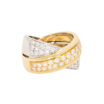 WEMPE Ring mit Brillanten von zus. ca. 0,9 ct, 