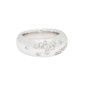 WEMPE Ring mit 16 Brillanten von zus. ca. 0,50 ct, 