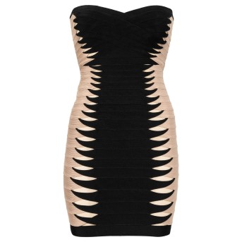 HERVÉ LÉGER Kleid, Gr. XS.