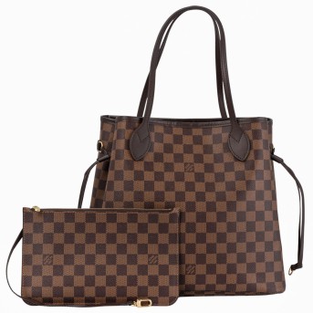 LOUIS VUITTON Shopper 'NEVERFULL MM'.