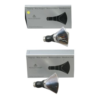ROYAL COPENHAGEN Paar Flaschenkorken, modernes Design,