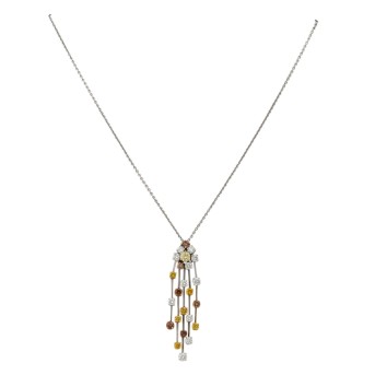 Necklace with diamonds totaling 3.32 ct, 