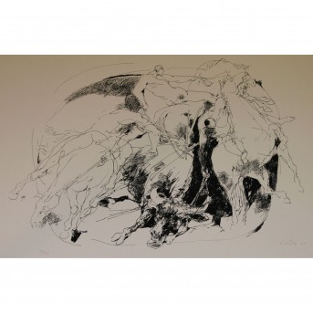 Konvolut 2 Graphiken, 20. Jh.: