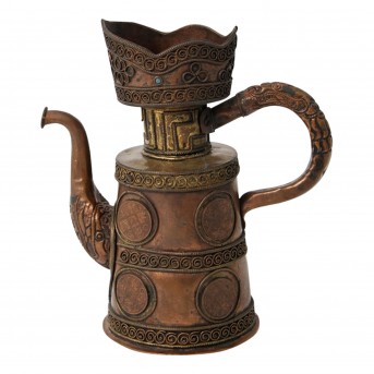 Kännchen aus Kupfer und Messing. NEPAL/TIBET, 1. Hälfte 20. Jh.