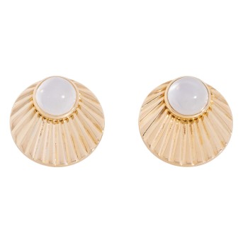 SCHILLING 'SCHILLING' Paar Manschettenknöpfe, GG 18K, besetzt mit