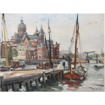 OTTO, WILHELM OTTO, WILHELM (1868-1950): "Ansicht des Schlosses in Schwerin",