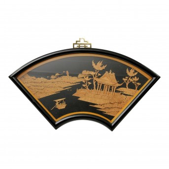 Kulissenbild aus Kork. CHINA, 20. Jh.