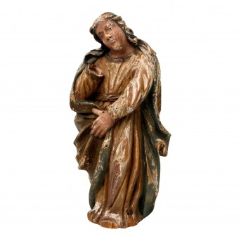 BILDSCHNITZER DES 19.JH., Heiligenfigur,