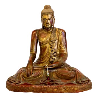 Large decorative sculpture of Buddha shakyamuni. THAILAND, 20th century.