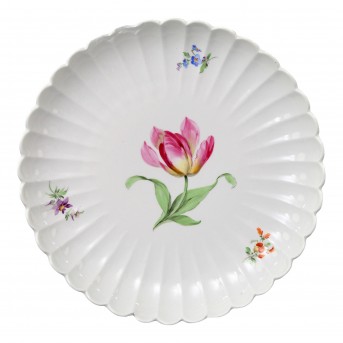 MEISSEN MEISSEN Fächerschale, 1870-1924, 2. Wahl.