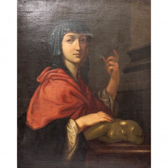 BOROSS, GYULA, attr. (Nagyvárad 1857-1930 Budapest), "Javitotta" als Allegorie der Kunst,