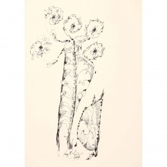 HIRSCHER, HEINZ E. (1927-2011), "Flower tendril",