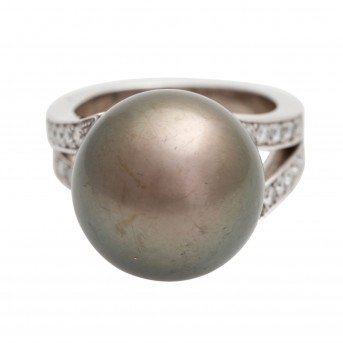 Damenring mit 1 feinen Fiji Zuchtperle