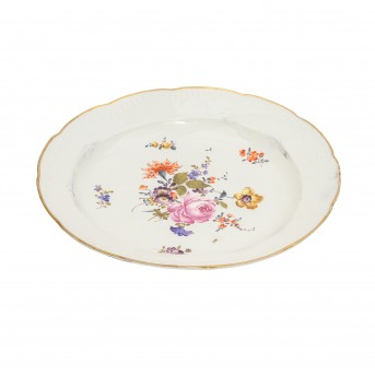 MEISSEN MEISSEN große Rundplatte, 19. Jh.