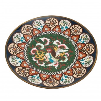 JAPAN Cloisonné-Teller, um 1900.