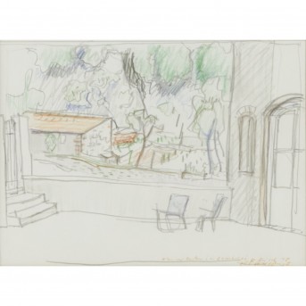 FÖRCH, ROBERT (geb. 1931), "Kleiner Garten in Lombrici",