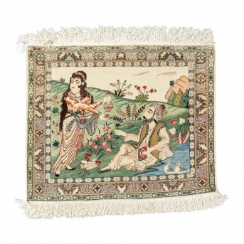 Orientteppich. PERSIEN, 20. Jh., ca. 82x100 cm.